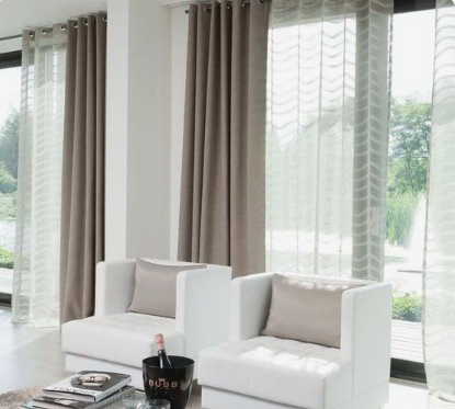 屏東萬丹鄉左右開的窗簾, 屏東萬丹鄉傳統窗簾